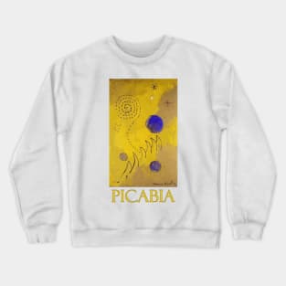 Lausanne Abstract by Francis Picabia Crewneck Sweatshirt